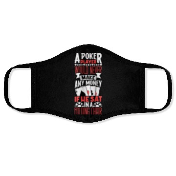 Discover Poker Casino Poker Player Gambling Roulette Gift Face Masks