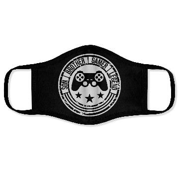 Discover son brother gamer legend Face Masks