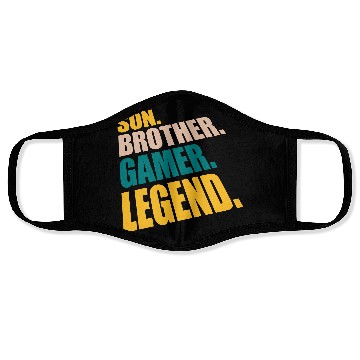 Discover son brother gamer legend Face Masks