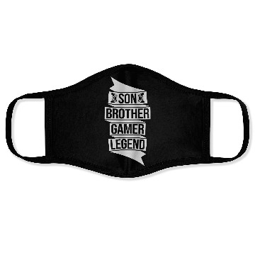 Discover son brother gamer legend Face Masks