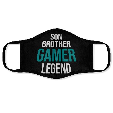 Discover son brother gamer legend Face Masks