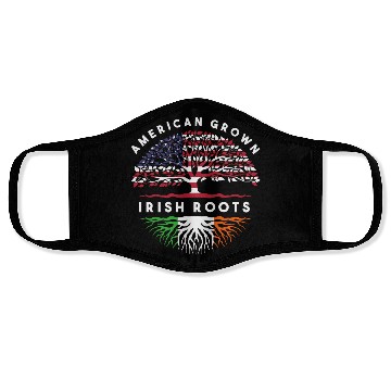 Discover Usa Pride Irish Roots Ireland Face Masks