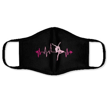 Discover Dance Girl Heat Beat Dancing Dancer Ballet Face Masks