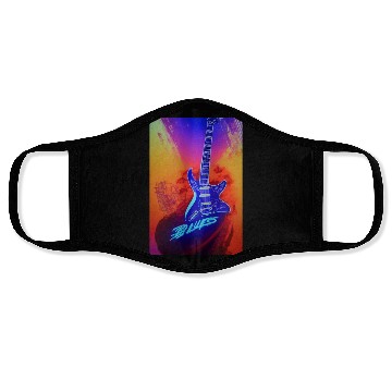 Discover BLUESRAVEN GUITAR Face Masks