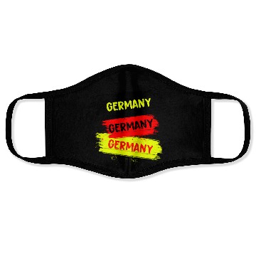 Discover Germany Design Face Masks