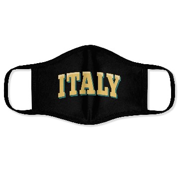 Discover Italy - Italy lettering Face Masks