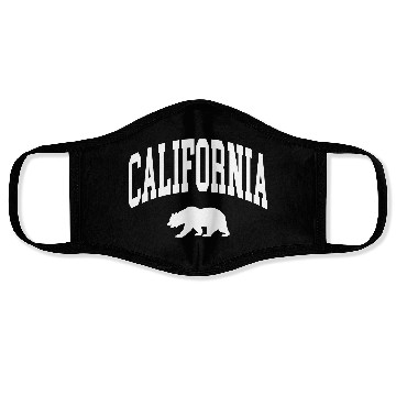 Discover California Bear Face Masks