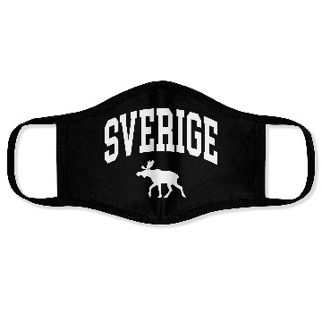 Discover Sweden Moose Face Masks