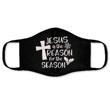 Discover Jesus is The Reason for the Season Candy Christian Face Masks