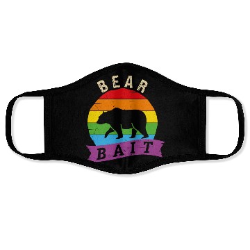 Discover Gay Bear Bait Pride - Subgroup LGBTQ Community Face Masks