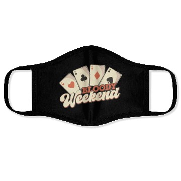 Discover Poker Casino Poker Player Gambling Roulette Face Masks