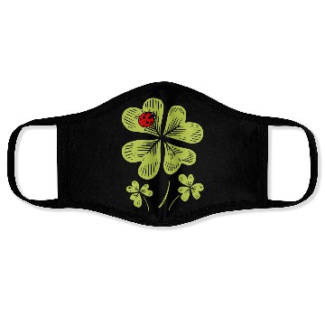 Discover Ladybug St. Patricks Day Bug Catcher Entomologist Face Masks