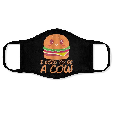 Discover I Used To Be A Cow Face Masks