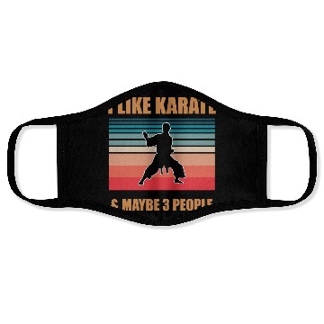 Discover I Like Karate and maybe 3 People Face Masks