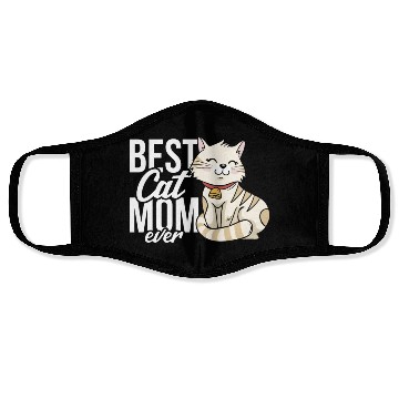 Discover Best Cat Mom Ever Face Masks