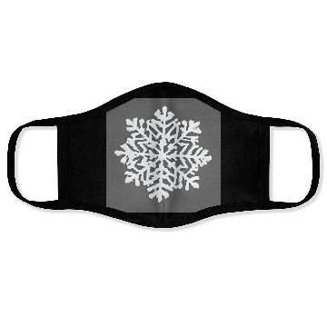 Discover Snowflake portrait Face Masks