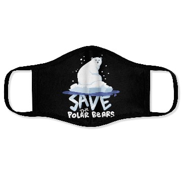 Discover Save The Polar Bears Save Animals Face Masks