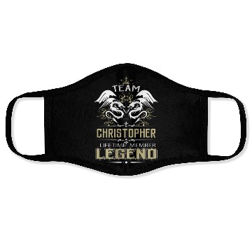 Discover Christopher Name Face Masks - Christopher Dragon Life