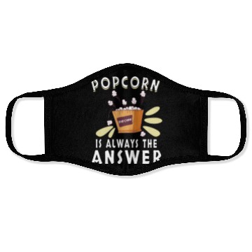 Discover Movie Watching Cinema Popcorn Binge Watching Face Masks