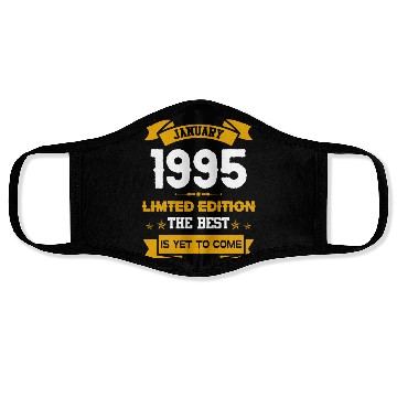 Discover January 1995 Birthday Surprise Face Masks