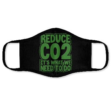 Discover Environment Gift Idea Reduce CO2 It's What We Face Masks