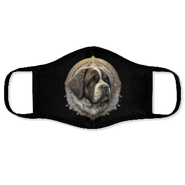Discover Saint Bernard Dog Face Masks