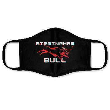 Discover Birmingham bull Face Masks