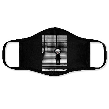 Discover Cute Pug in Face Masks Standing on the Steps - Street