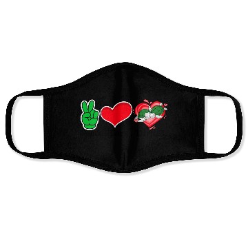 Discover Peace ,Love , Turtles Face Masks