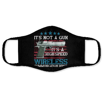 Discover Its Not A Gun Meme Funny Its Not A Gun Face Masks