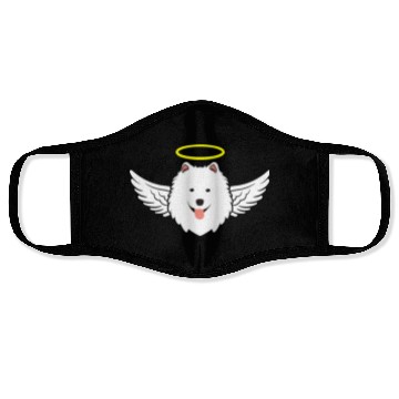 Discover Angel dog Face Masks