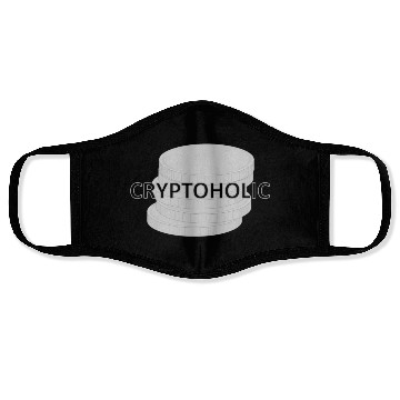 Discover Cryptoholic COIN GREY Face Masks