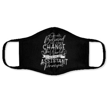 Discover Assistant Principal Back School Teacher Principal Face Masks