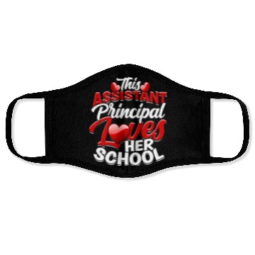 Discover Assistant Principal Back School Teacher Principal Face Masks
