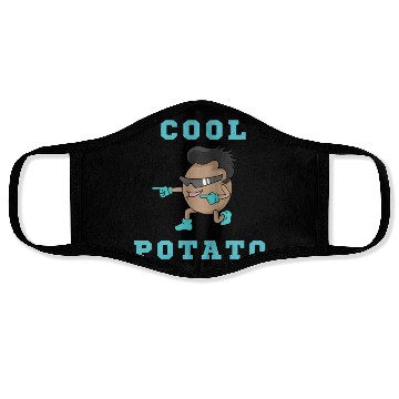 Discover Cool Potato Guy With funny Design Face Masks