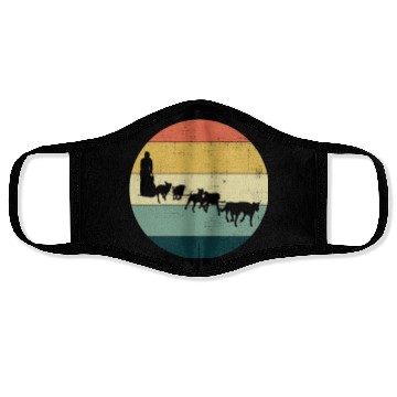 Discover Husky Sledding Sled Dog Racing Alaskan Racers Face Masks