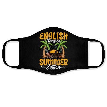 Discover English Teacher Summer Edition Language Grammar Face Masks