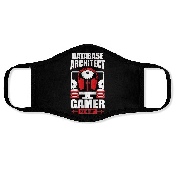 Discover Data Architecture Database Architect Gamer Gift Face Masks