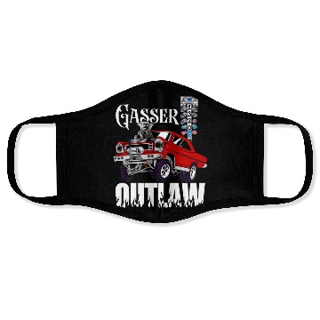 Discover Gasser Outlaw Class Vintage Drag Racing Race Car Face Masks