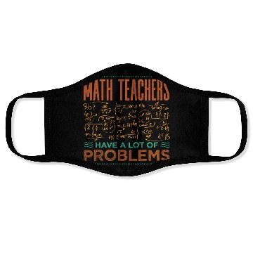 Discover Math Teacher Face Masks