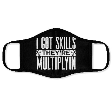 Discover Math Teacher Face Masks