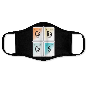 Discover Caracas | Periodic Table of Elements Face Masks