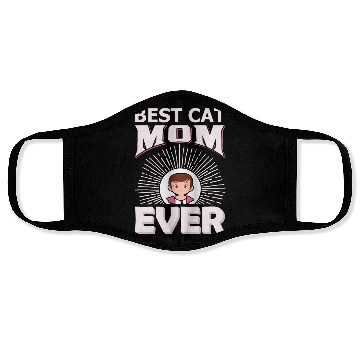 Discover Best Cat Mom ever Face Masks