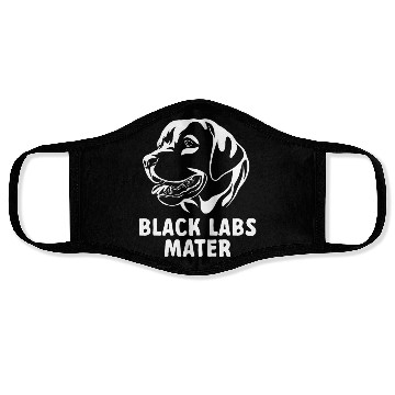Discover Labrador Retriever Black Labs Matter Face Masks