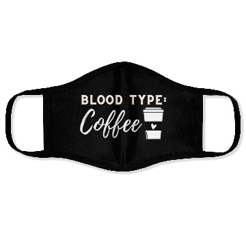Discover Blood Type Coffee Face Masks