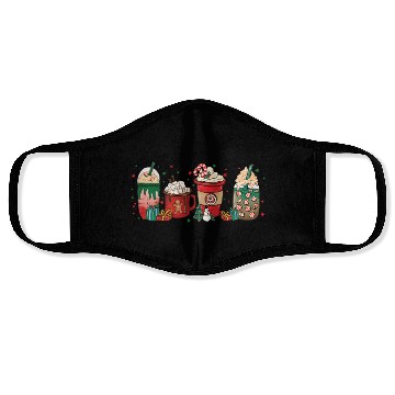 Discover Christmas Coffee Cup Face Masks
