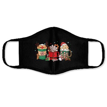 Discover Christmas Hot Chocolate Cup Face Masks