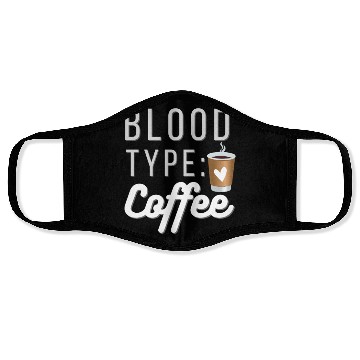 Discover Blood Type Coffee Face Masks