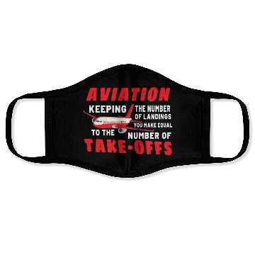 Discover Pilot Aviation Airplane Airline Future Pilots Face Masks