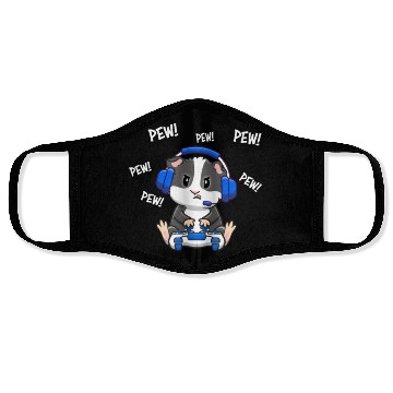 Discover Black and White Guinea Pig Face Masks